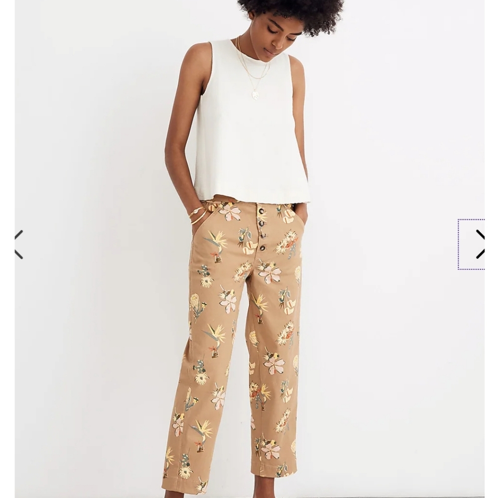Madewell Texture & Thread Split-Back Shell Top